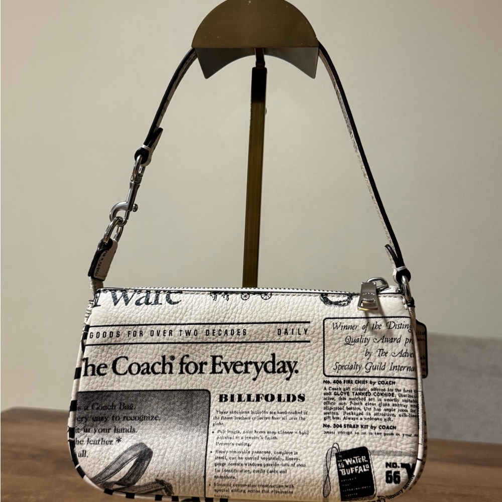 Coach Newspaper Print Nolita Vintage - Picture 4 of 7